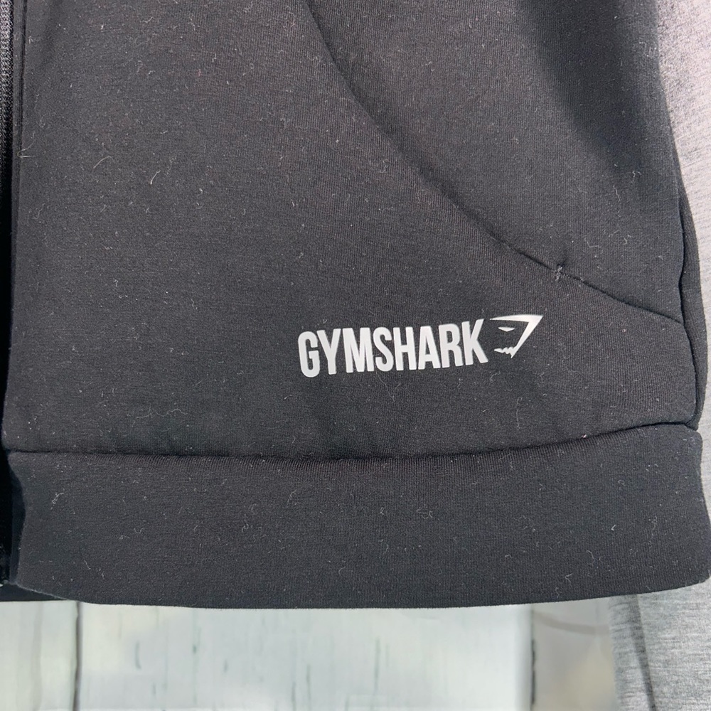Gymshark Hoodie Two Tone Womens Cropped Jacket Full Zip Sweatshirt Outdoor - Picture 6 of 9